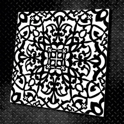 Decorative stencil DFA square pattern, 0.3-1mm (K00015)