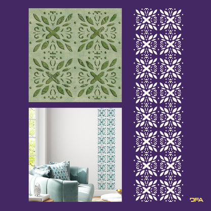 Stencil DFA Square pattern for plaster and paint 0.3-1mm (K00101)