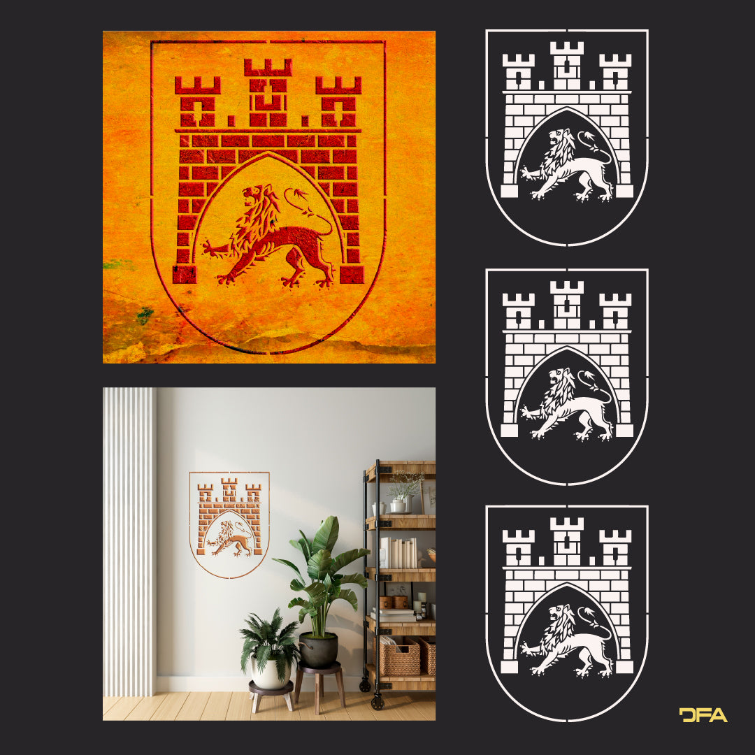 Stencil DFA Fortress for plaster and paint 0.3-1 mm (X00133)