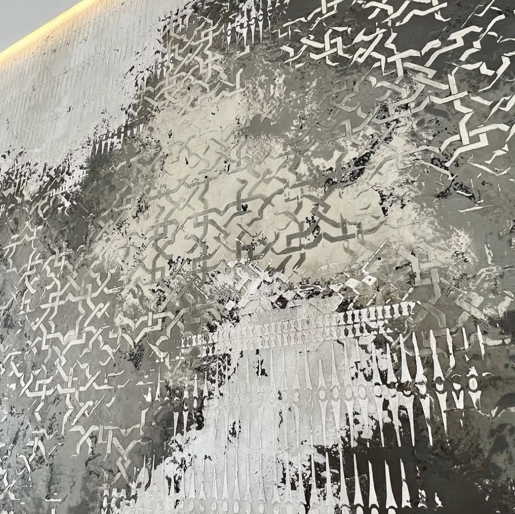 Stencils DFA set (Geometry 71 + Eastern 72 + Geometry 15) for plaster and paint 0.3-1 mm (N00079)