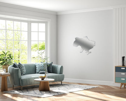 A stylish accent in your interior: Mirror decor Map of Ukraine DFA (YA00042)