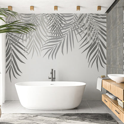 Stencil DFA for decoration Nature Palm leaf for plaster and paint 0.3-1mm (Р00100)