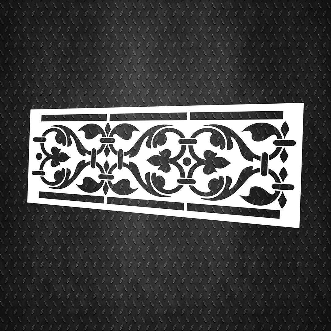 Stencil DFA Border, stencil for putty and paint 0.3-1mm (B00054)