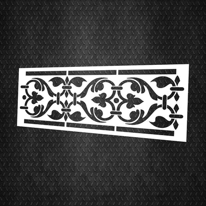 Stencil DFA Border, stencil for putty and paint 0.3-1mm (B00054)