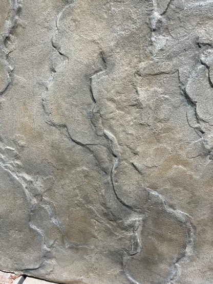 Silicone impression for decoration Stone texture (blue) W00011