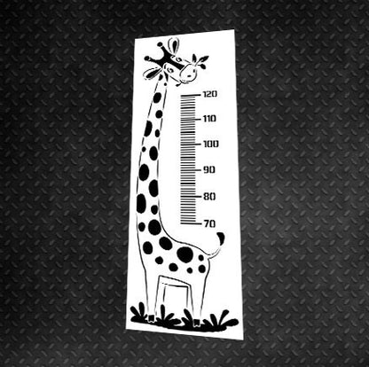 Reusable stencil DFA for plaster and paint 0.3-1mm Rostomer Giraffe (E00010)
