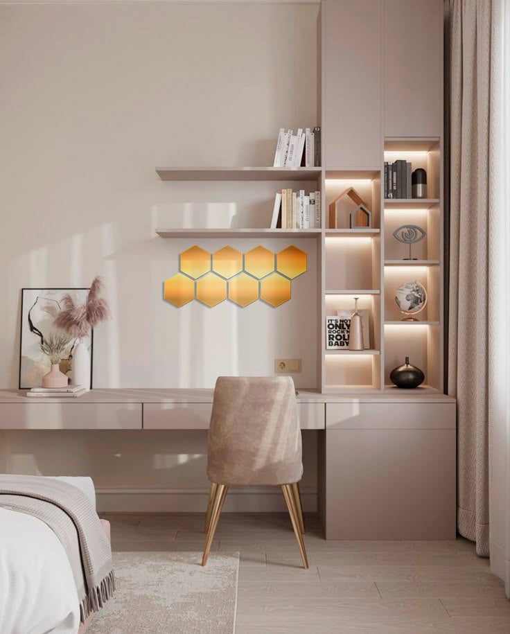 Mirror decor DFA Sota - visual expansion of space and elegance, 8 pcs/16 pcs (YA00027)
