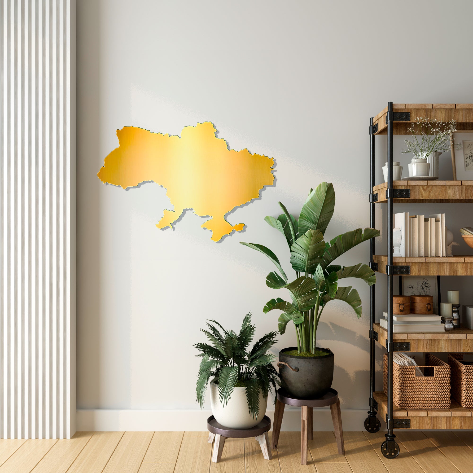 A stylish accent in your interior: Mirror decor Map of Ukraine DFA (YA00042)