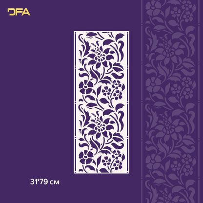 Stencil DFA Border for plaster and paint 0.3-1mm (B00065)