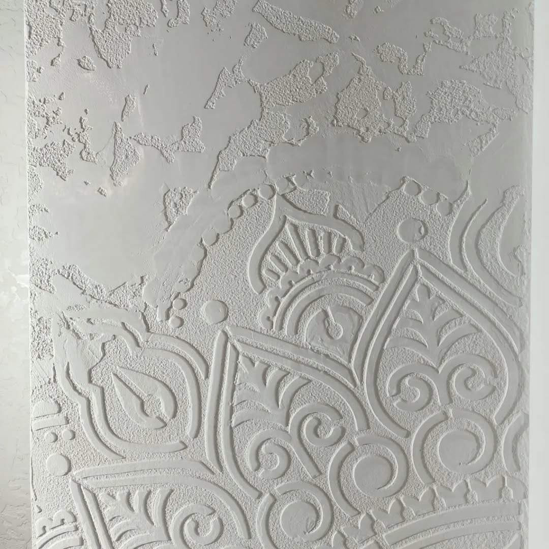 The ideal accent on the wall is a DFA stencil with a rounded pattern 0.3-1 mm (С00056)