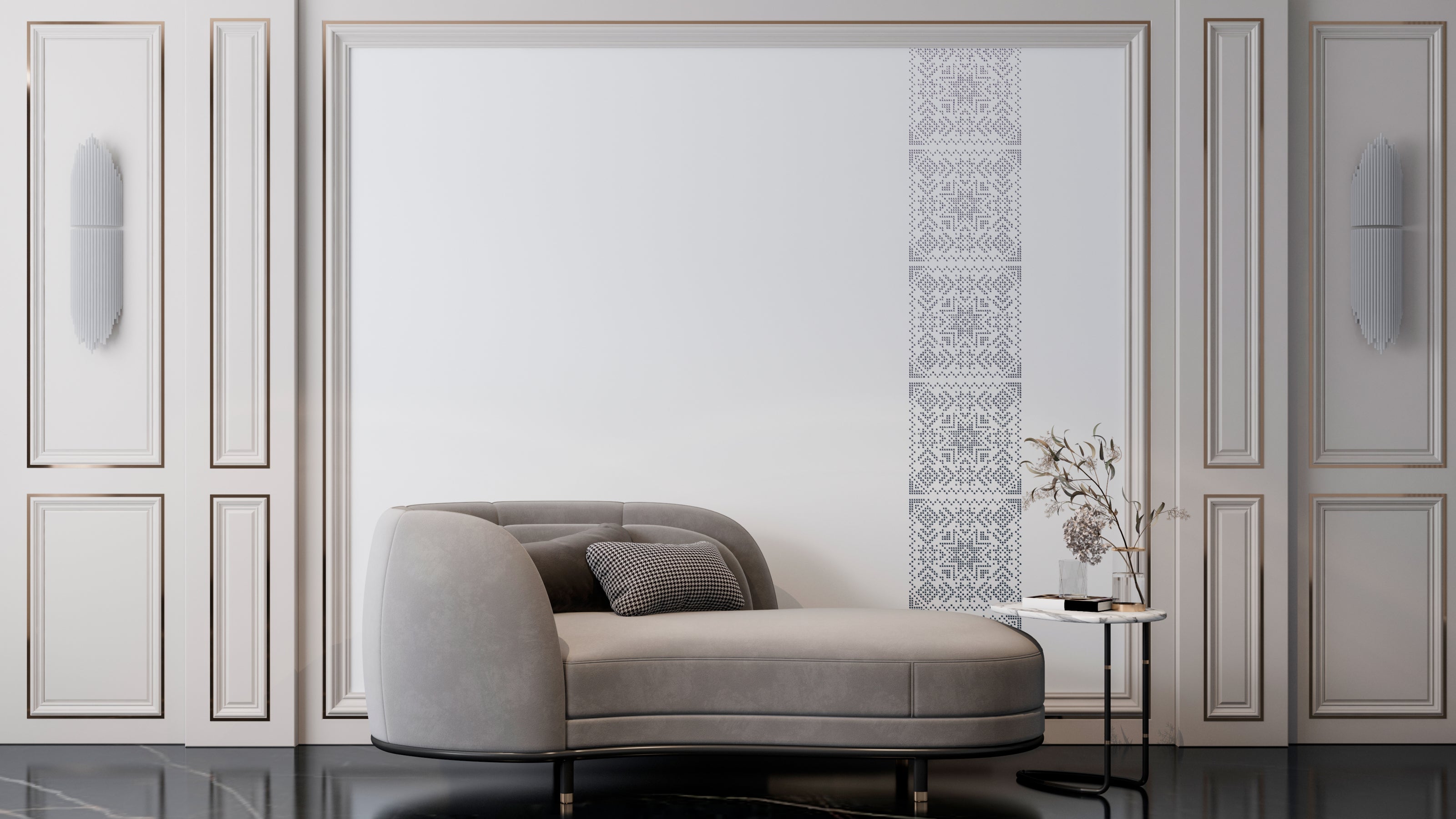 Stencil DFA Embroidery for plaster and paint 0.3-1mm (Z00062)