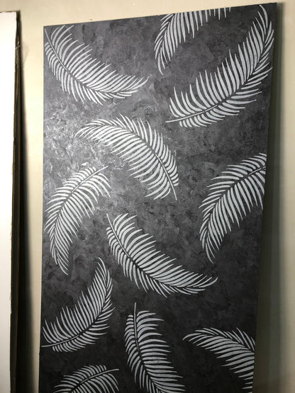 Stencil DFA for decoration Nature Palm leaf for plaster and paint 0.3-1mm (Р00003)
