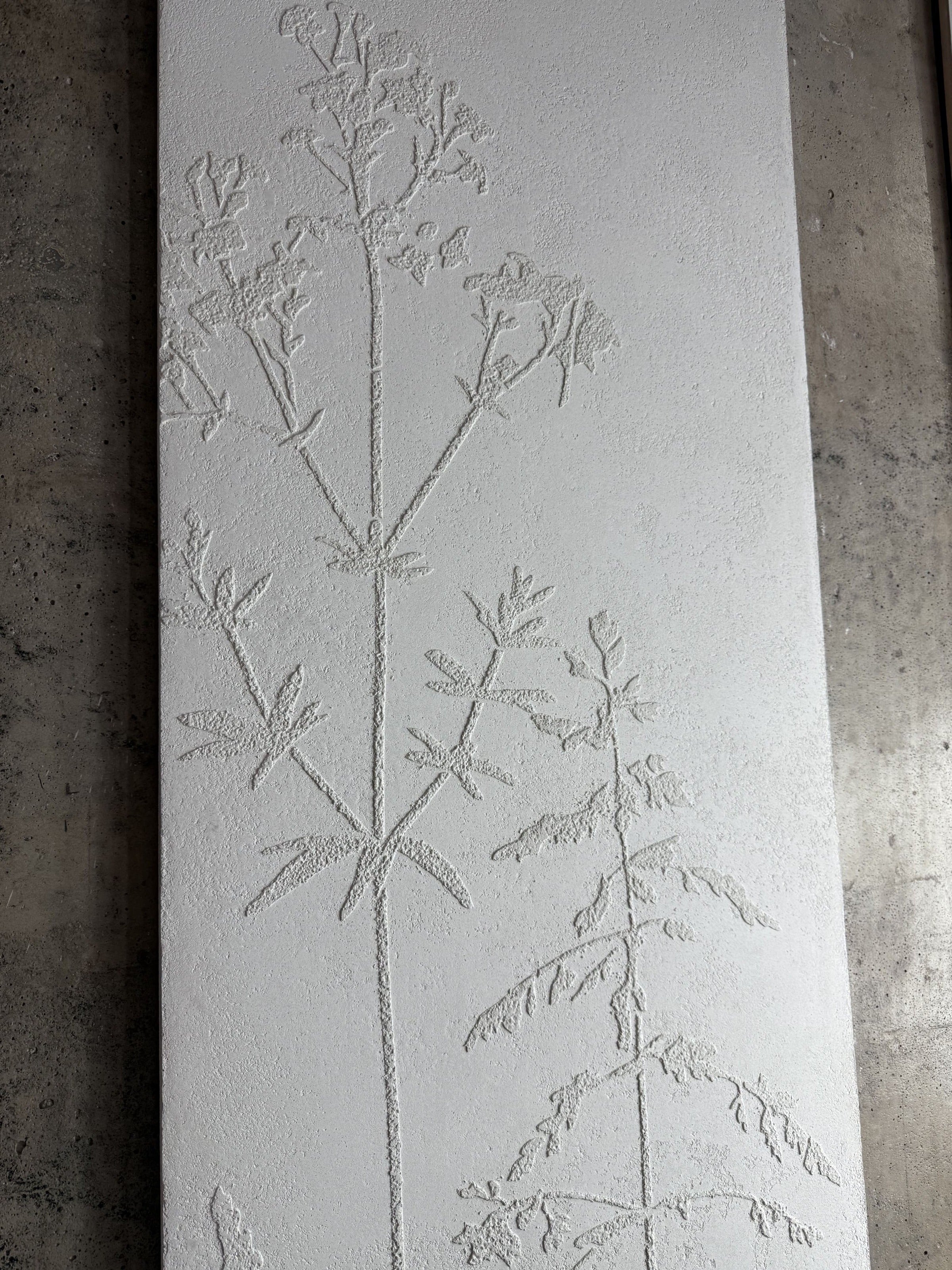 DFA stencil with plant motifs - natural beauty on your walls 0.3-1 mm (Р00169)