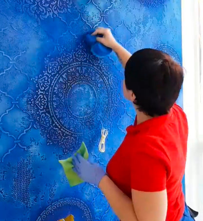Spectacular circular pattern with DFA stencil - simple, fast, stylish 0.3-1 mm (C00013-d2)