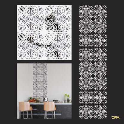 Stencil DFA Square pattern, for plaster and paint 0.3-1mm (K00109)