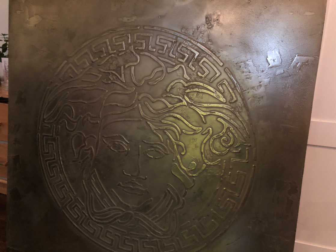 Versace Luxury Style DFA Stencil Round Pattern for Paint and Plaster 0.3-1mm (C00033)