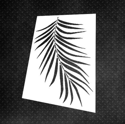 Stencil DFA for decoration Nature Palm leaf for plaster and paint 0.3-1mm (Р00100)