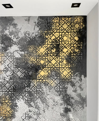 DFA decorative stencil: square pattern - simple and effective 0.3-1 mm (K00130)