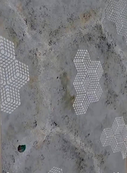 The ideal solution for trendy interior decoration – stencil DFA Geometry 0.3-1 mm (G00048)
