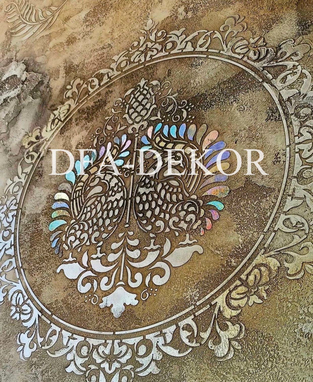 Elegance and classic with DFA stencil Royal Damask 0.3-1 mm (D00022)