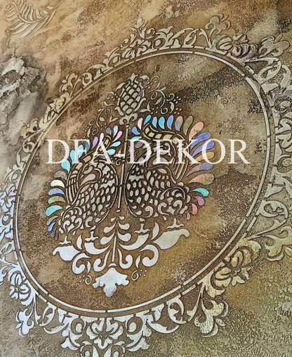 Elegance and classic with DFA stencil Royal Damask 0.3-1 mm (D00022)