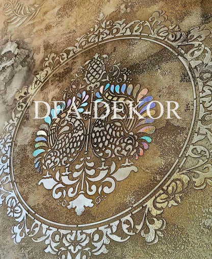 Elegance and classic with DFA stencil Royal Damask 0.3-1 mm (D00022-d)