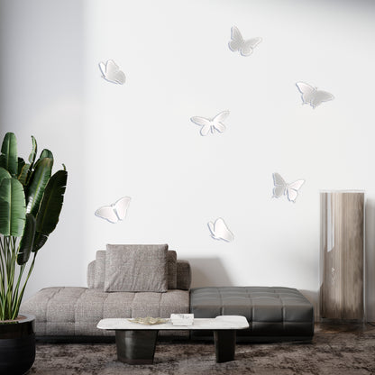 Mirror decor Butterflies DFA: Update your interior in minutes! 7 pcs (YA00002)