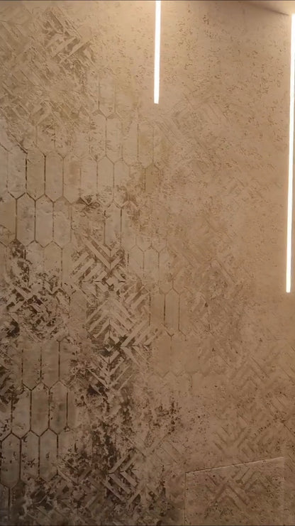DFA 2-in-1 Stencil Set: Create Dynamic Honeycomb Style and Clear Geometry 0.3-1mm (N00150)