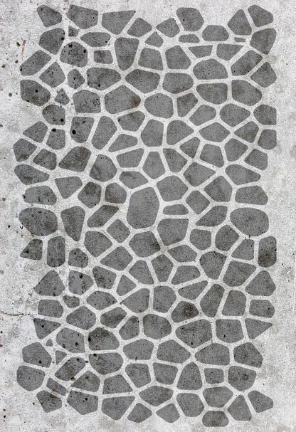 Stencil DFA Facade Wild stone reusable for decorative plaster and paint 0.3-1mm (F00013)