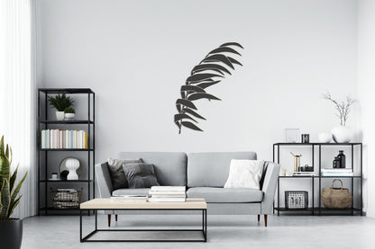Stencil DFA for decoration Nature Palm leaf for plaster and paint 0.3-1mm (Р00099)