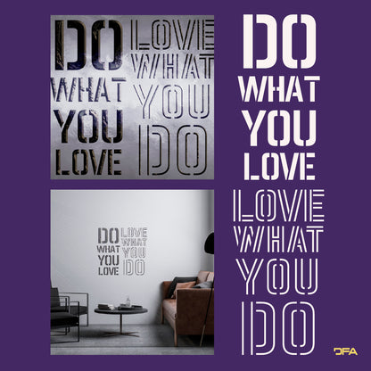 Stencil DFA Do what you love for plaster and paint 0.3-1mm (X00127)