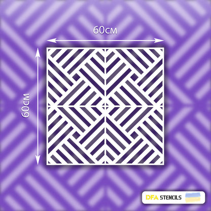 Trendy geometric design for your home - stencil DFA Geometry 0.3-1 mm (G00011)