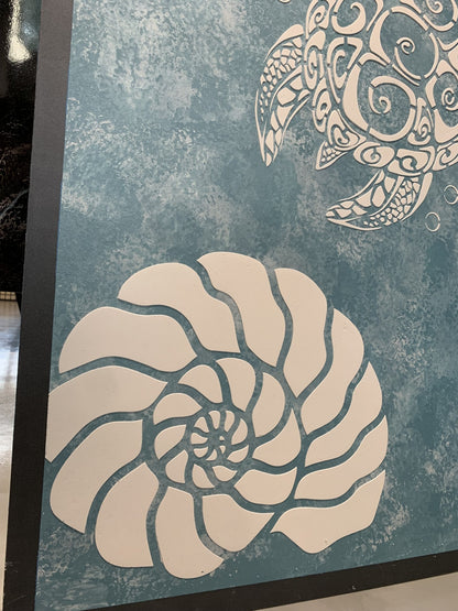 Stencil DFA Animal shell for plaster and paint 0.3-1mm (J00008)
