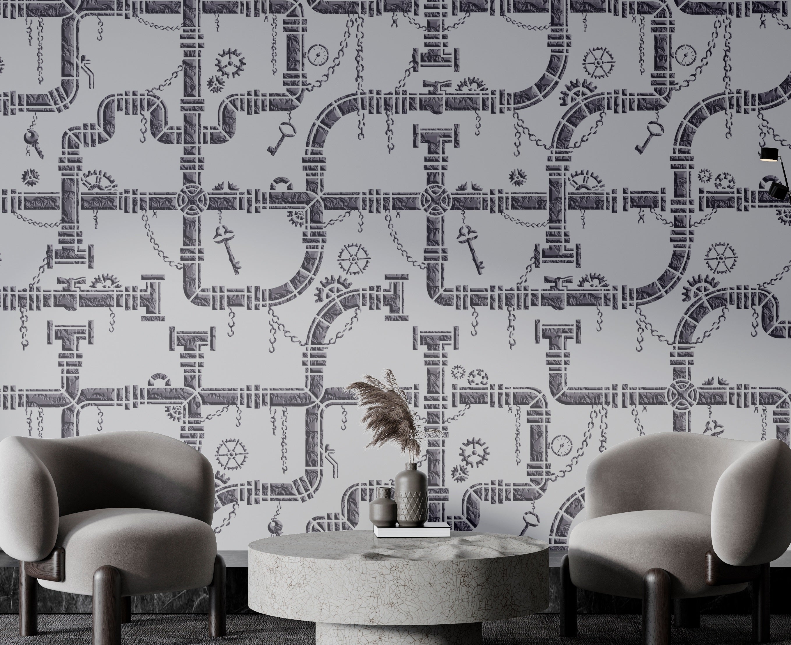 Reusable stencil DFA for decorative plaster Loft 23 (L00033)