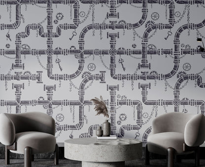 Reusable stencil DFA for decorative plaster Loft 23 (L00033)