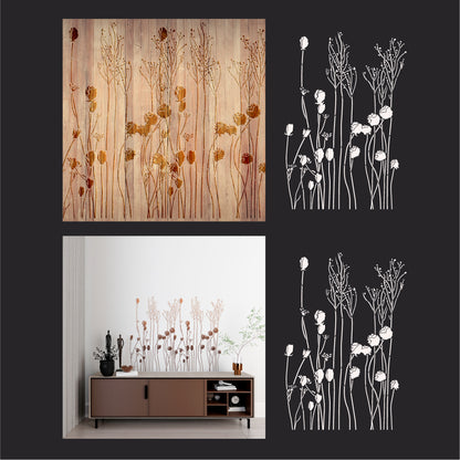 Stencil for walls nature DFA for plaster and paint 0.3-1 mm (P00160)