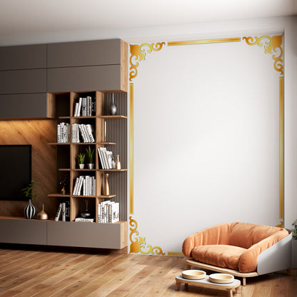 Play of Light and Space: DFA Corner Pattern Room Expanding Mirror 2pcs/4pcs (YA00031)