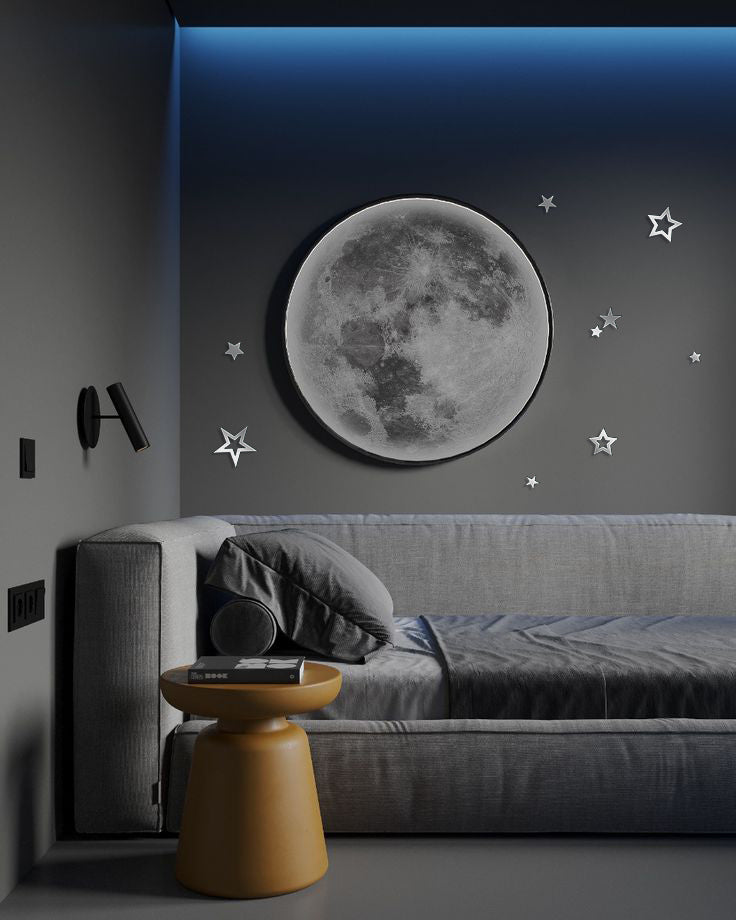 Create a unique interior with DFA Stars mirror decor, 9 pcs/18 pcs, 9 pcs, Gold