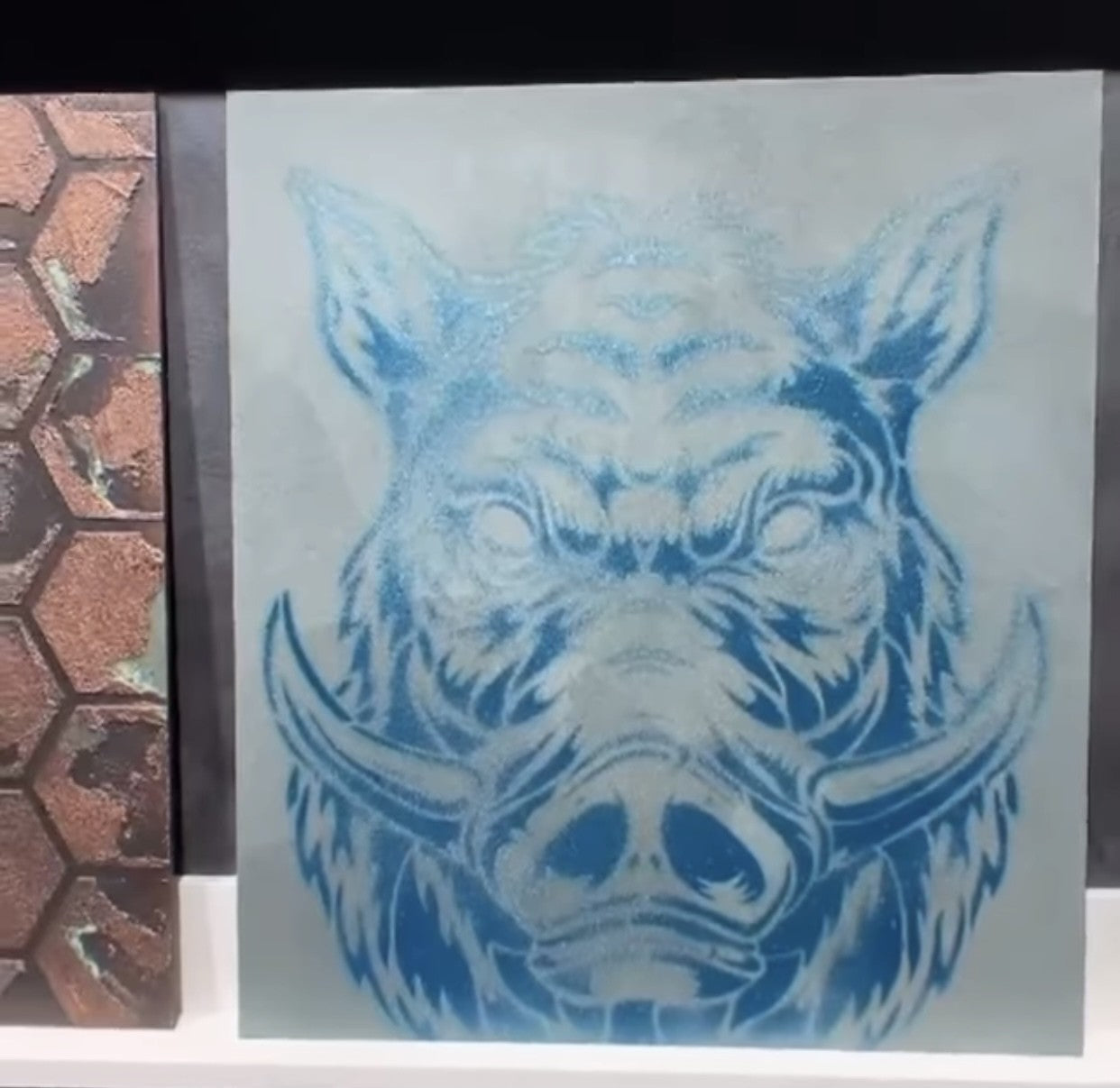 Stencil DFA Boar for plaster and paint 0.3-1mm (J00013)