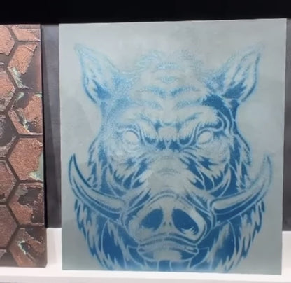 Stencil DFA Boar for plaster and paint 0.3-1mm (J00013)
