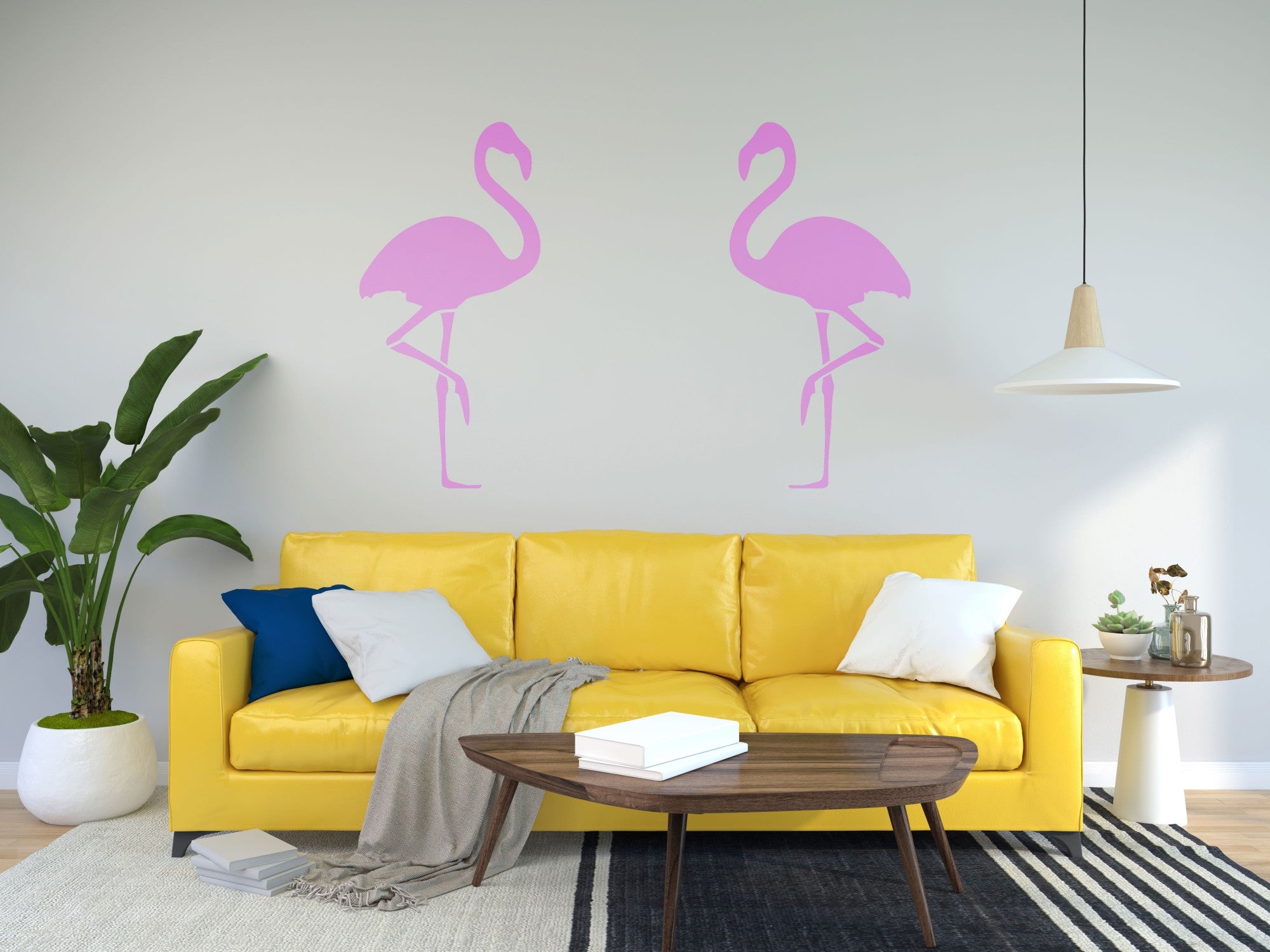 DFA Stencil Flamingo animal reusable for decorative plaster and paint 0.3-1mm (J00001)