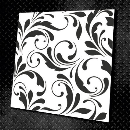 Quality stencil for decoration DFA oriental pattern, for putty and paint, 0.3-1mm (V00019)