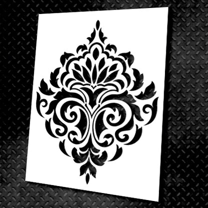 Stencil for decoration DFA Royal Damascus, for putty and paint, 0.3-1mm (D00020)