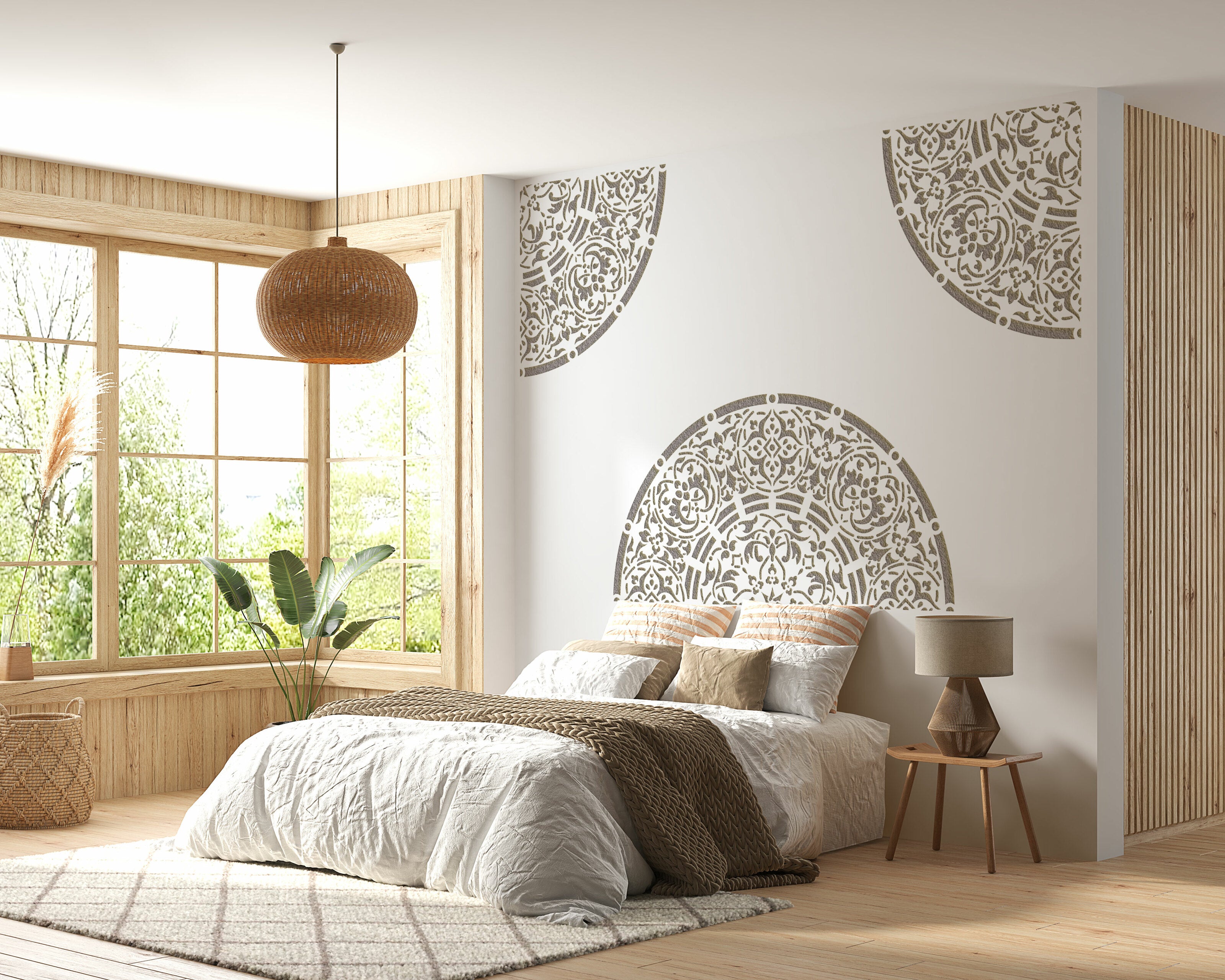 Stencil DFA reusable Round pattern 67 for plaster and paint 0.3-1mm (C00067)