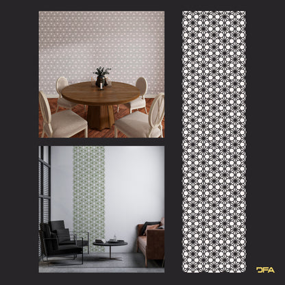 Stencil DFA Square pattern, for plaster and paint 0.3-1mm (K00082)
