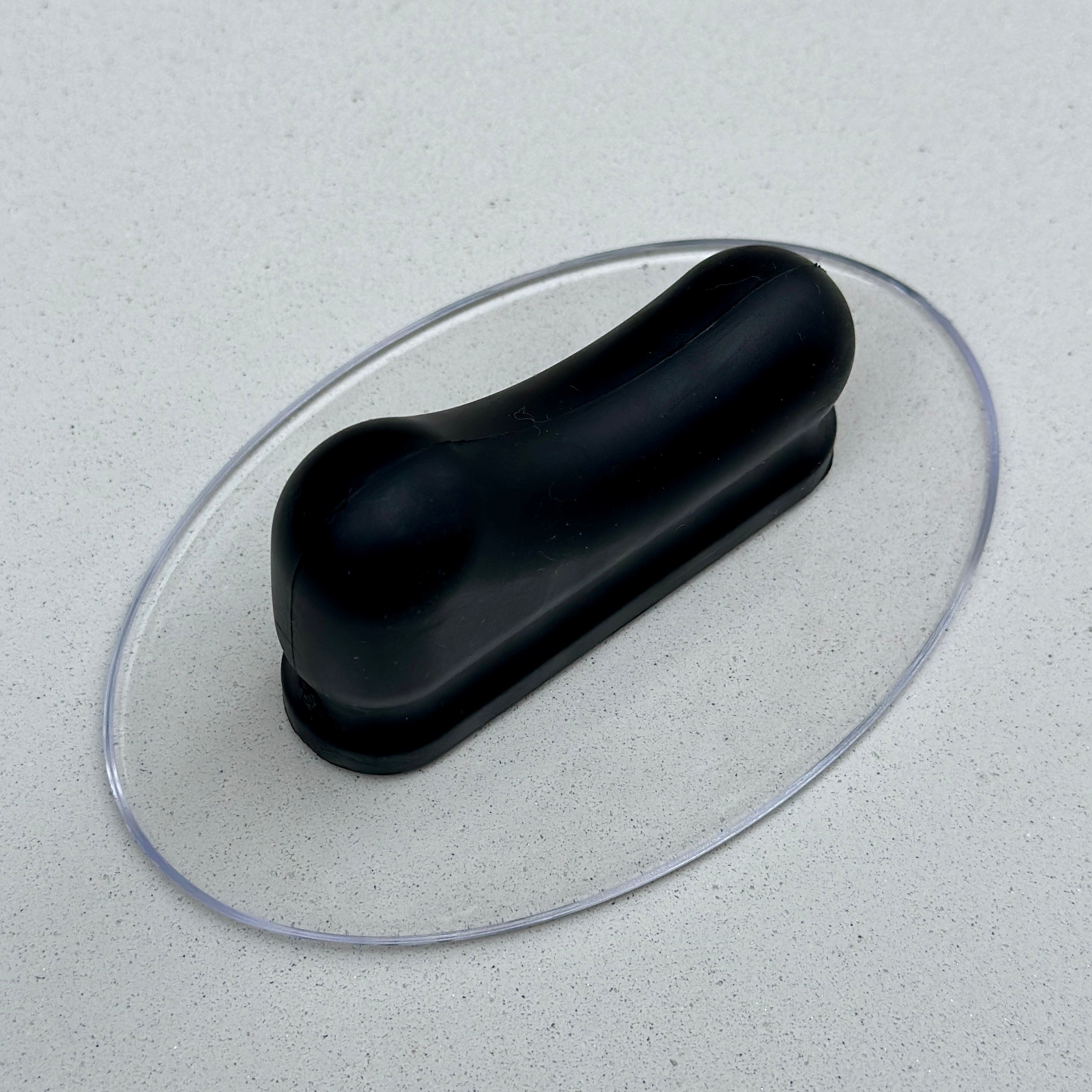 Spatula transparent oval 9.8x13.5