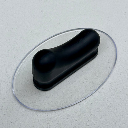 Spatula transparent oval 9.8x13.5