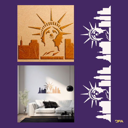 Stencil DFA New York for plaster and paint 0.3-1mm (X00100)