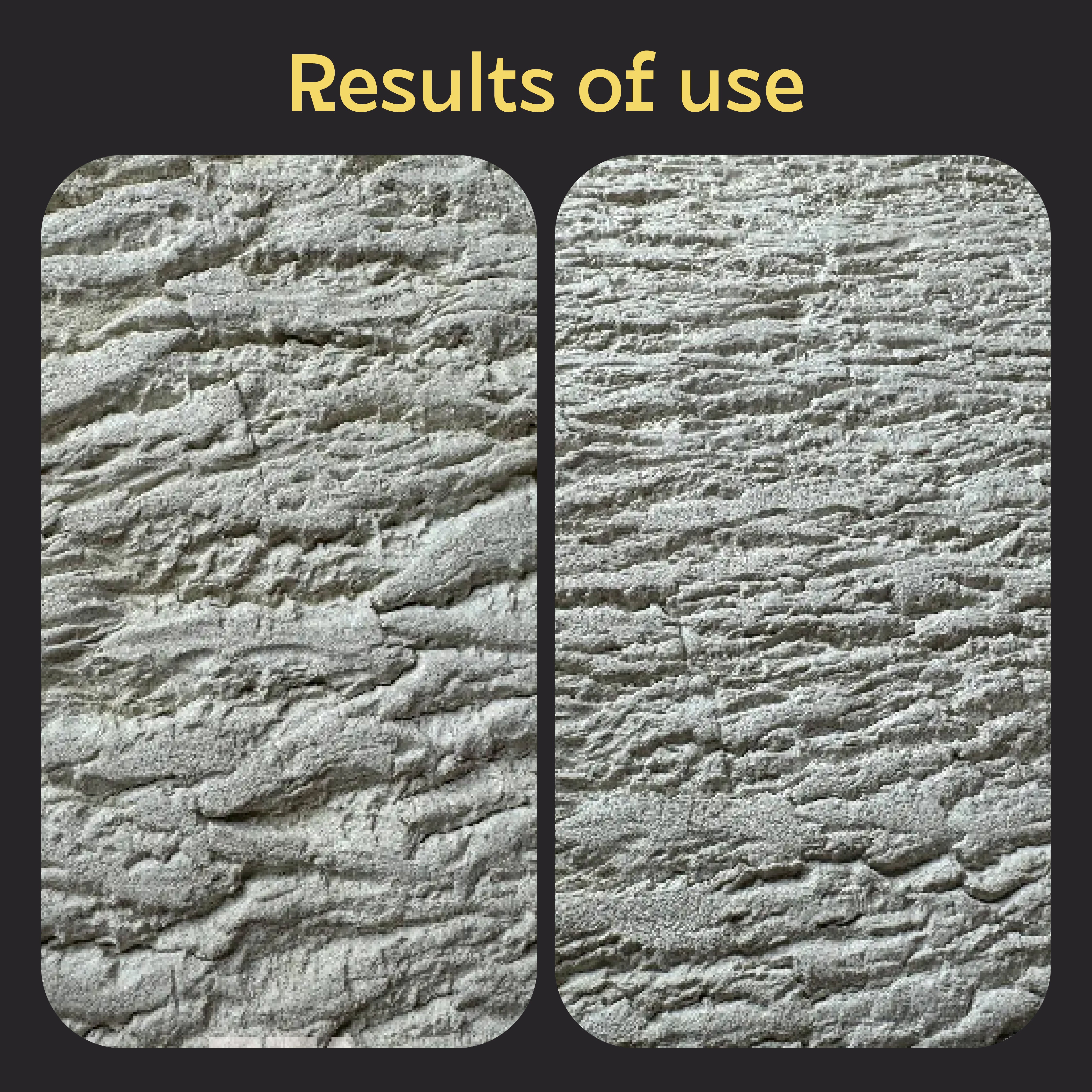 Silicone impression for tree bark decoration W00034