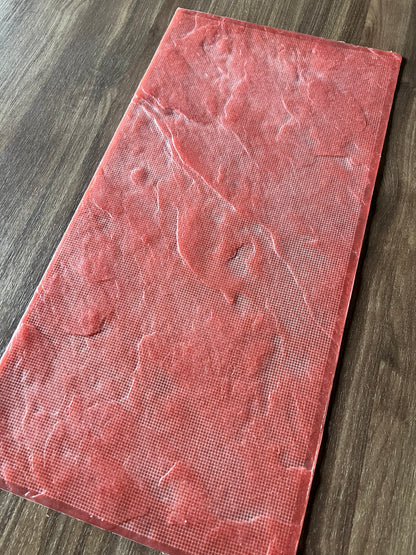 Silicone impression for decoration Ceramogranit 3 (red) W00008